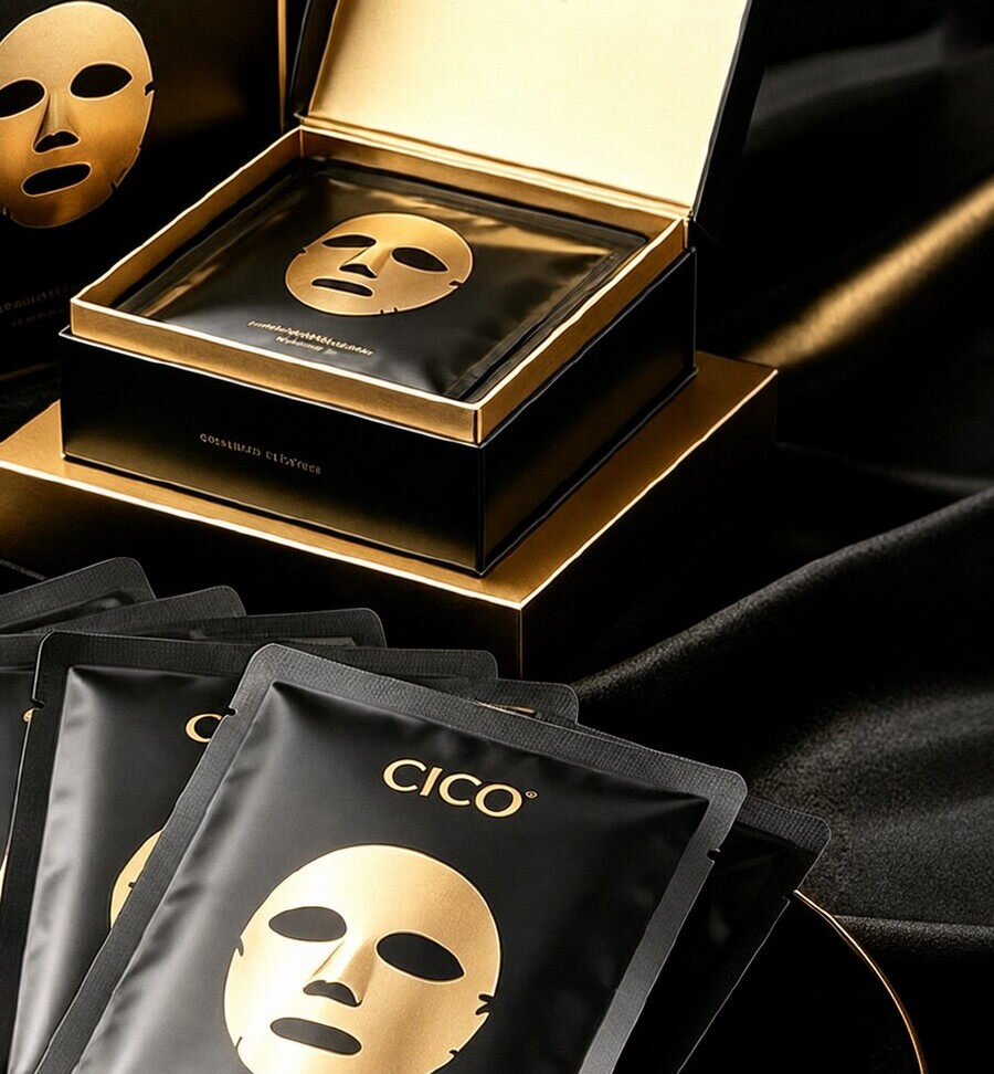 24K Gold Foil Mask Set